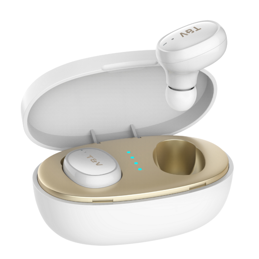 Bohne Bluetooth 5.0 TWS Kulaklık 4.5 Saat Dinleme Süresi Ergonomik Dizayn Beyaz Rengi