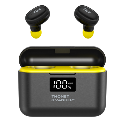 Bohne Topp Bluetooth 5.0 TWS Kulaklık 6 Saat Dinleme Süresi Ergonomik Dizayn Siyah Rengi - 2