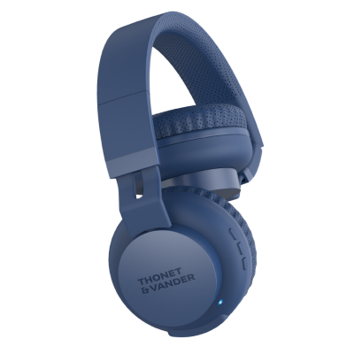 Dauer 2W RMS Bluetooth + 3.5mm Kablosuz Kulaklık  50 Saat Dinleme Süresi Ergonomik Dizayn Mavi Renk - 2