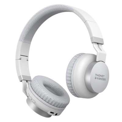 Dauer 2W RMS Bluetooth + 3.5mm Kablosuz Kulaklık  50 Saat Dinleme Süresi Ergonomik Dizayn Beyaz Renk  - 1