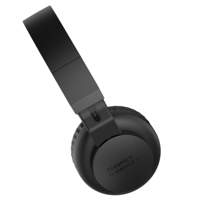 Dauer 2W RMS Bluetooth + 3.5mm Kablosuz Kulaklık  50 Saat Dinleme Süresi Ergonomik Dizayn Siyah Renk - 3