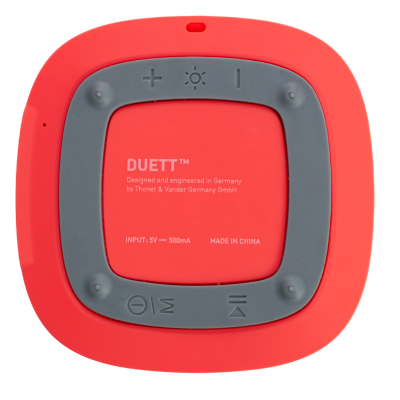 Duett 10W RMS Taşınabilir Bluetooth 8 Saat Dinleme Süresi Kırmızı Renk - 3