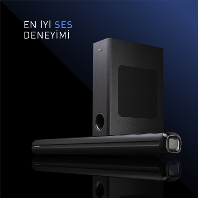 Kino Gen2 140W RMS Soundbar + Subwoofer 2.1 Hoparlör Bluetooth HDMI Uzaktan Kumanda - 19