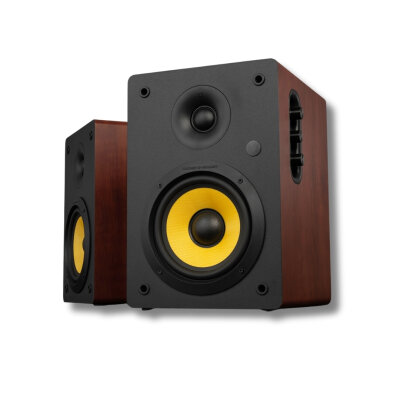 Kurbis 72W RMS Hoparlör 2.0 Sinema Bluetooh 5.0 RCA Optik Uzaktan Kumanda Ahşap Renk - 1