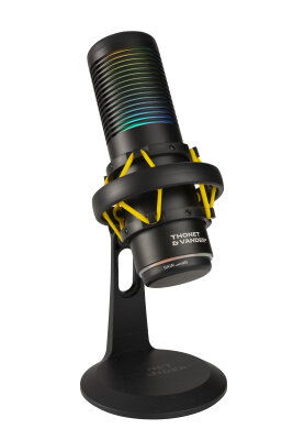 VX320 Yayıncı Mikrofonu Dokunmatik RGB Led Titreşim Önleme Çok Yönlü Kardioid Siyah Renk  - 1