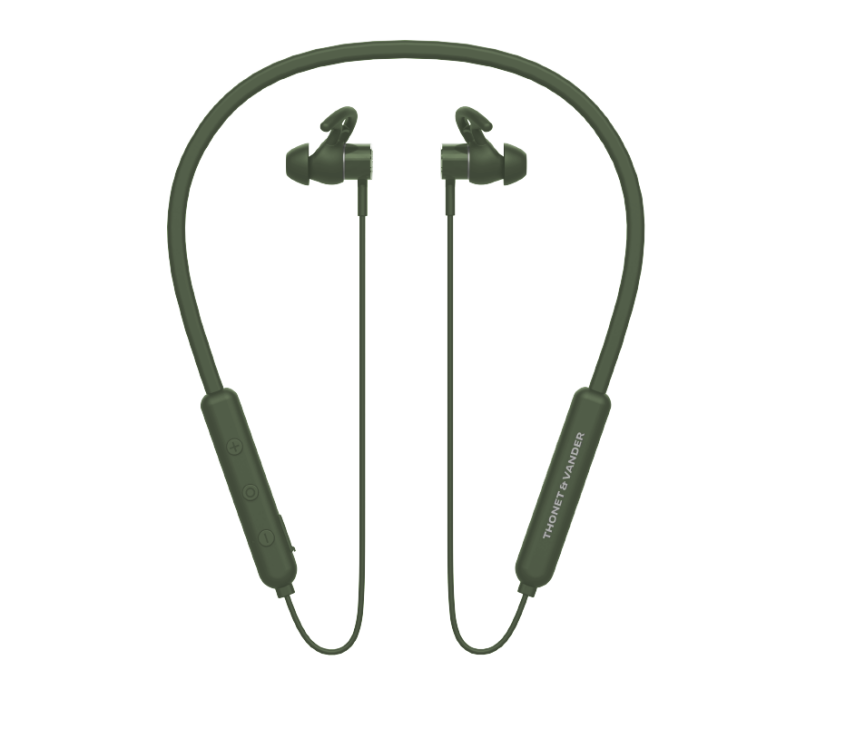 VR100 Boyun Bandı 10 Saat Çalışma Süresi Ergonomik Sporcu Serisi Yeşil