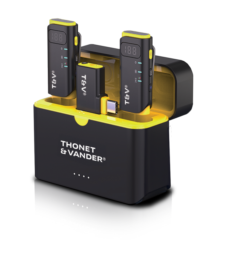 VX390 Yayıncı Mikrofon Seti Siyah Sarı